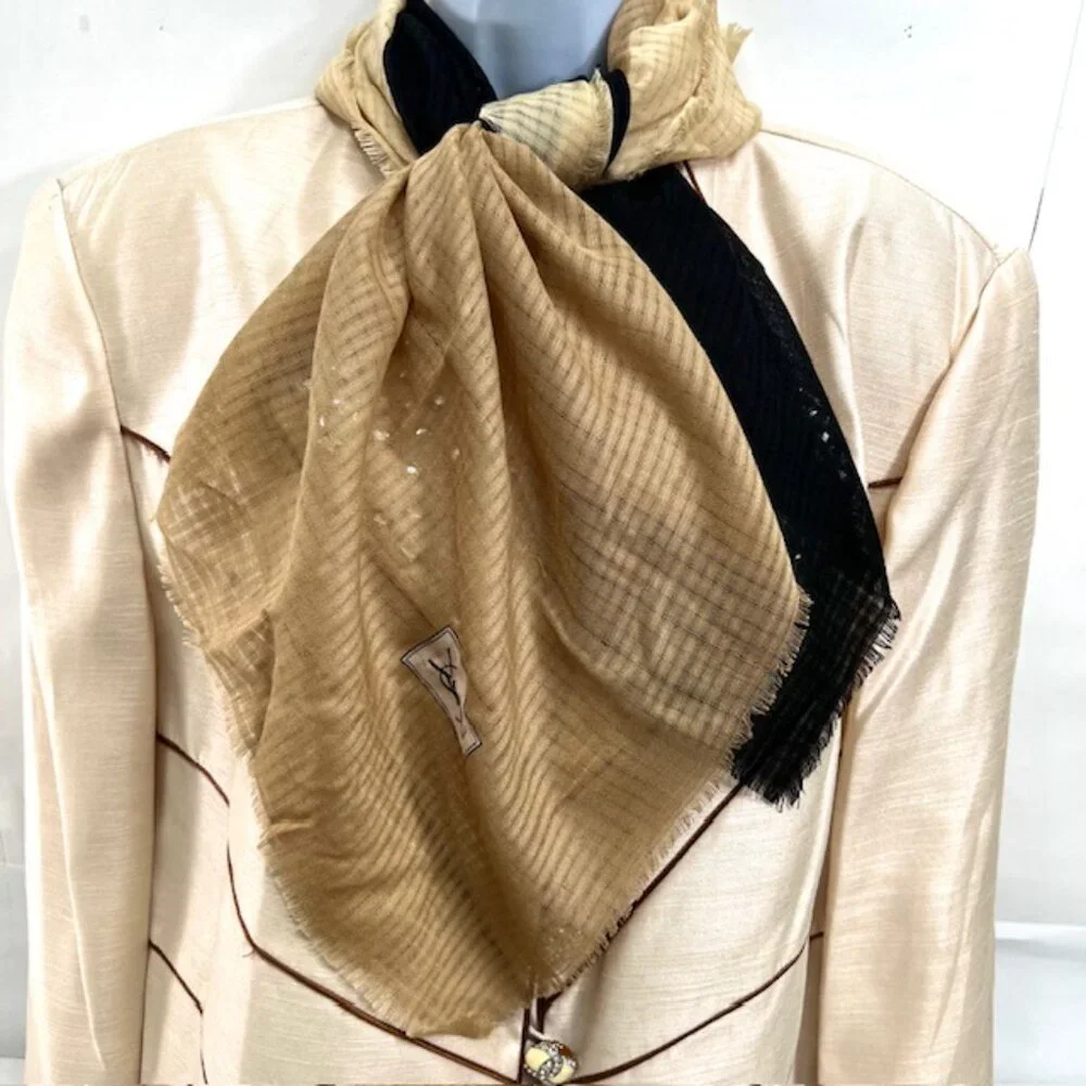 Yves Saint Laurent   Scarf  Large 34